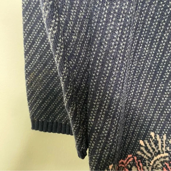 Anthropologie Moth Imperial Garden Cowl Neck Tunic/Dress Sweater L - Picture 10 of 15